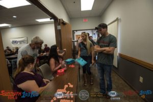 Couples, Families, Singles, everyone comes out for our giveaway parties.