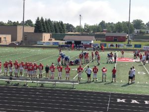 The Marquette Redmen and Calumet Copper Kings Scrimmage