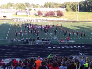 The Marquette Redmen take on the Sault Ste. Marie Blue Devils.