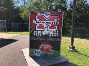 The Marquette Redmen took on the Sault Ste. Marie Blue Devils.