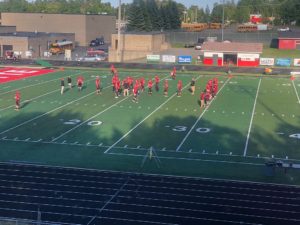 The Redmen kick off their third game of the season.