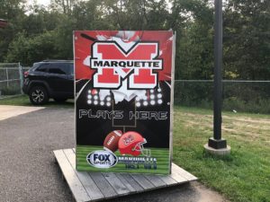Marquette Redmen football looks for their second win of the season against the Escanaba Eskymos.