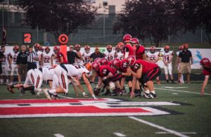 The Marquette Redmen face off against the Escanaba Eskymos.