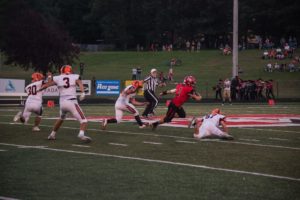The Redmen take on the Escanaba Eskymos.