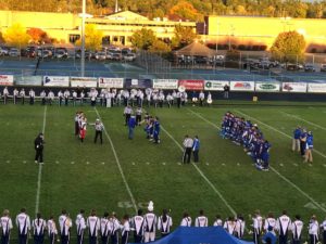 The Marquette Redmen face off against the Kingsford Flivvers.
