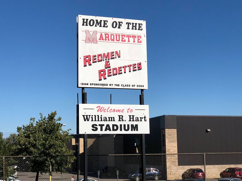 Marquette's 2018 Homecoming game is against the Petoskey Northmen.
