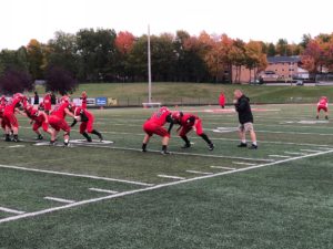Marquette runs some drills ahead of taking on the Gladstone Braves.