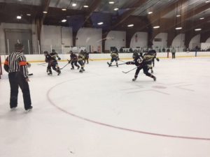 Redmen Hockey in their season opener against the Berkley Bears.