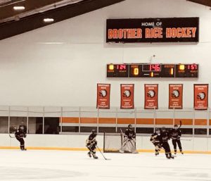 Redmen Hockey clinches a victory against the Berkley Bears.
