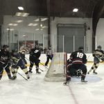 Some action near the net!