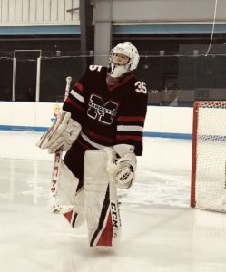 Marquette goaltender Brennan Hakkola.