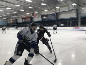 The Redmen-Eagles bout ended in a tie this afternoon.