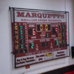 `The score at the end of the first quarter.