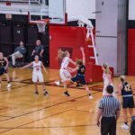 The Redettes had very good defense today including this block on basket.