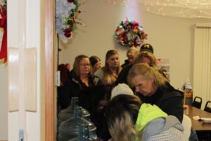 Amy and Kelsey got everyone in the doors quickly.