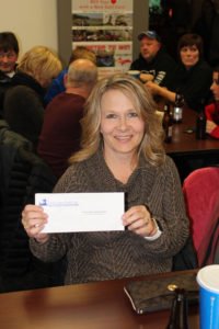 Lori Ring from Gwinn, winner of the Kelly Clarkson tickets.