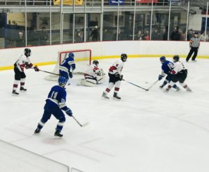 Calumet's Anderson goes for puck