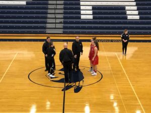 The Marquette Redettes and the Brighton Bulldogs face off in the Petoskey Invitational opener.