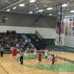 The The Redmen try to swat away the Hornets.Redmen vs the Green Bay Preble Hornets.