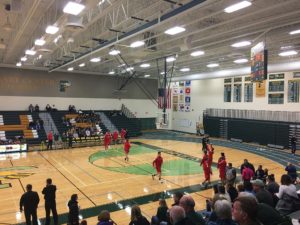The Redmen prepare to take on the Hornets.