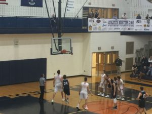 The Northmen at the free throw line.