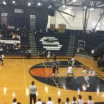 The Redmen won handily over the Petoskey Northmen.