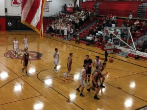 The Redmen advanced to number one in the Great Northern Conference.