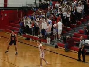 The Redmen enjoyed the energy from the crowd.