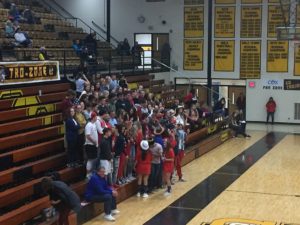 The fan section.