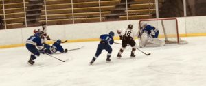 Baldwin waits in front of net