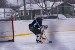 Getting ready to see some action around the net.