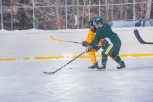 Down to the last few minutes on the ice.