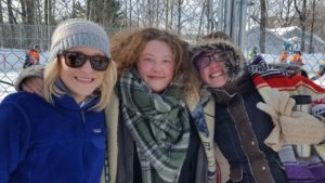 These ladies were having a great time out in the township!