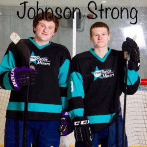Today's game was played in honor of the Johnson Family.