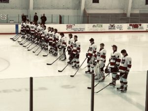 The Redmen lineup.