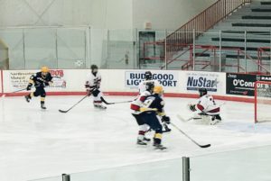 The Redmen faced a strong opponent in Gross Pointe South.