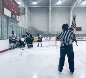 A ref makes the call.
