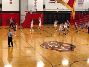 The Redettes' defense was a fortress tonight.