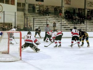 The Redmen gave the Buccaneers some trouble this evening.