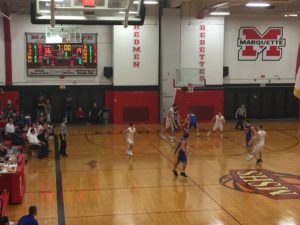 The Flivvers could not stop the Redmen tonight.