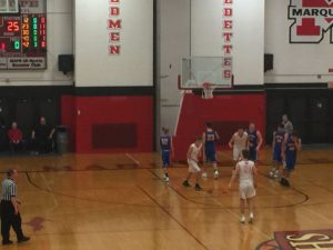 The Redmen beat the Flivvers 67-49.