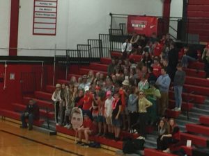 The fans get excited!