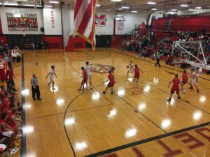 The Redmen turned up the heat on the Patriots.