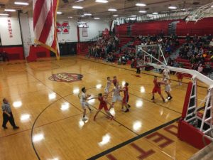 The Redmen beat the Patriots at home.