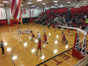 The Redmen were victorious over the Patriots tonight.
