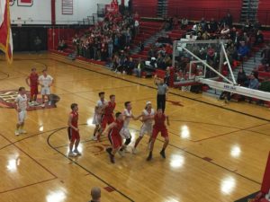 The Redmen hosted the Patriots.