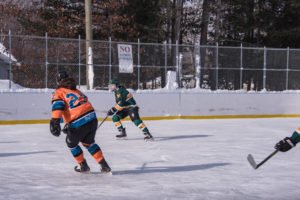 The game was informal but still a challenge!