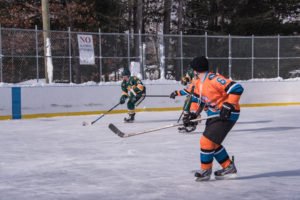 NMU returns the favor shortly after the Mutineers first goal, putting one in the Mutineers net to tie the game.