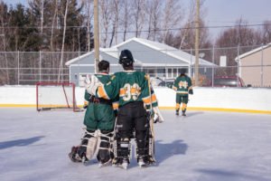 The NMU Club Hockey Goalies.