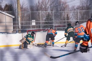 The play ends in another goal for the Marquette Mutineers.
